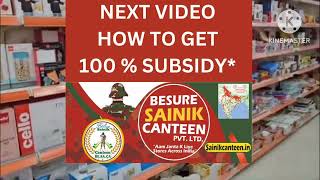 BeSure Sainik Canteen Business Opportunity  Low Investment High Return No Franchise fee Business [upl. by Aday497]