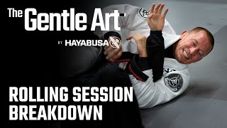 Georges StPierre BJJ Rolling Session  Technique Commentary Breakdown  The Gentle Art [upl. by Lawan]