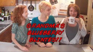 Grandmas Blueberry Blntzs [upl. by Liamaj520]