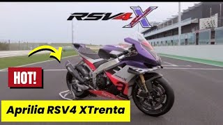 MINDBLOWING RSV4 Xtrenta Revealed  The Most EXTREME APRILIA RSV4 [upl. by Waddington17]