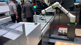 Stahlfolder TH82 with robotic C Stacker at Drupa [upl. by Landes867]