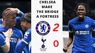 Chelsea beat Tottenham again Chelsea 20 Tottenham MATCH REACTION amp HIGHLIGHTS [upl. by Zetnauq]