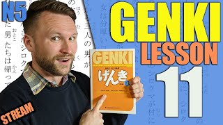 Genki 1 Lesson 11 Grammar Made Clear LIVE [upl. by Arinaj969]