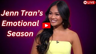 Jenn Tran speaks out on Emotional Bachelorette finale next chapter on DWTSbachelor [upl. by Adnuahs567]