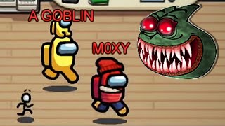 IT WAS ME AND MOXY AS IMPOSTORS  Among Us with Moxy Adept Calvin amp Friends  xQcOW [upl. by Olrak]