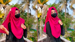 ২ মিনিটে সহজ ফুল কভারেজ হিজাব স্টাইল  My regular hijab tutorial  Mustarin Sultana❤️ [upl. by Rehptosirhc625]