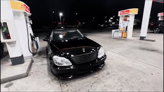 W211 E55 AMG vs W220 S55 AMG  Drifting  Racing [upl. by Schaefer]