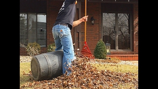 Spring Clean Up Bid Stihl BR700 Up Against Gumballs [upl. by Michelsen]