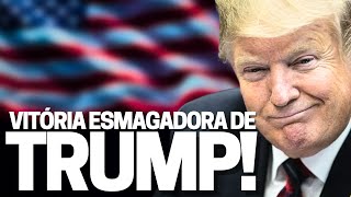 Trump  vitória avassaladora sobre Kamala Dólar dispara 6 reais Resultado das eleições EUA [upl. by Turne868]