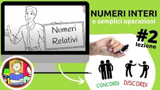 Numeri relativi interi e semplici operazioni 2 [upl. by Alburga707]