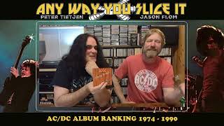 THE ACDC ALBUMS  RANKING amp GENERAL ACDC LOVEFEST BY ANY WAY YOU SLICE IT REVIEWS [upl. by Llerraf]