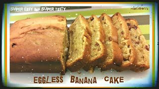 Eggless Banana Cake  Banana Cake recipe  Eggless Banana Cake recipe Hindi [upl. by Sigler]