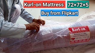 Kurl On King Size Mattress unboxing buy from flipkart [upl. by Natalia330]