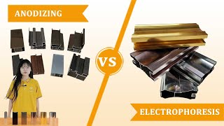 Anodizing VS Electrophoresis Aluminum wellste [upl. by Dermot]