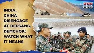 India China Complete Disengagement At Depsang Demchok Early Diwali At LAC Watch What It Means [upl. by Rodina]