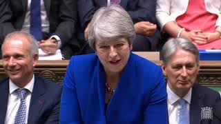 Theresa Mays last PMQs 24 July 2019 [upl. by Atla]