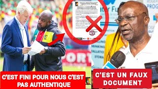 ❌ Marc Brys n’a aucune licence qui lui permet d’entraîner le Cameroun Roger Milla frappe très fort [upl. by Suidaht]