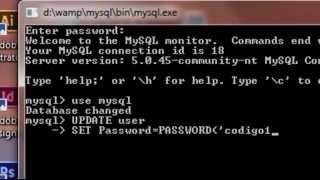 Error 1045 de Mysql generado en phpMyAdmin Resuelto [upl. by Ybor]