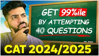 CAT Exam Questions vs Percentile ➤ CAT Exam 20242025 [upl. by Thorlie]