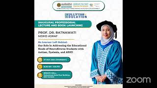 Inaugural Professorial Lecture Professor Dr Ratnawati bt Mohd Asraf [upl. by Akived]