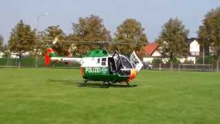 MBB Bo 105 der Polizeihubschrauberstaffel SachsenAnhalt [upl. by Jae]