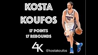 Kosta Koufos vs New Orleans [upl. by Ahsimed]