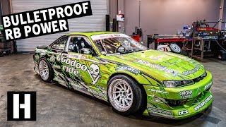 Bulletproof 600hp RB25Powered S14 Ryan Litterals Rowdy Drift Car [upl. by Adnovaj]