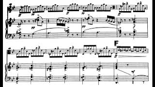 Novacek  Perpetuum mobile for Viola piano accompaniment [upl. by Tnecillim]