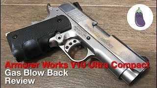 Ep22 Armorer Works Springfield V10 Ultra Compact GBB Review  Custom Engraving With Eng Sub [upl. by Swee50]