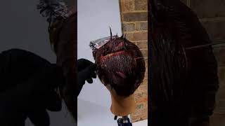 How To Colour Short Hair And Fringes Creative Hair Colouring [upl. by Lasorella]