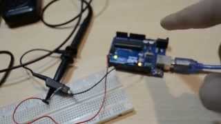 GUIDA  creare onda quadra con arduino e visualizzarla su oscilloscopio [upl. by Troth497]