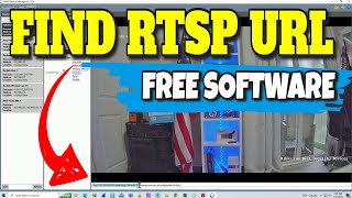 Get the RTSP URL for IP cameras  FREE SOFTWARE [upl. by Alroy]