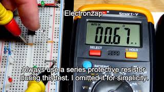 Quick photodiode component makes a light dependent current source circuit demo by electronzap [upl. by Eusoj]