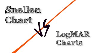 SNELLEN CHART VS LOGMAR CHARTS [upl. by Dylane]