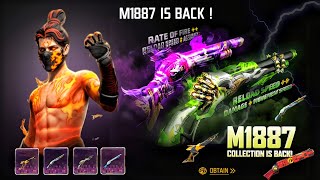 M1887 Skin Event Confirm Date 😮  Free Fire New Event  Ff New Event  New Event Free Fire [upl. by Laveen]