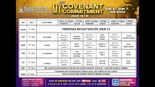 ARC 530pm 202415 Week of Prayer and Fasting quotMY COVENANT MY COMMITMENTquot [upl. by Alejandra458]