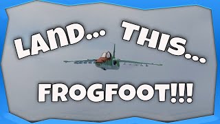 Landing the Frogfoot in bad weather in DCS  IFR conditions with crosswind [upl. by Prady604]