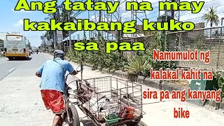 Hindi hadlang ang sobrang init para makapamulot ng kalakal ang tatay na may kakaibang kuko sa paa [upl. by Allicerp166]