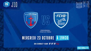 J10 I US Concarneau  FC Villefranche B 11 le résumé I National FFF 20242025 [upl. by Aleicarg]