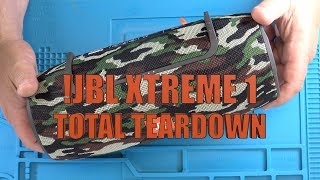 JBL Xtreme 1  Total Full Complete Teardown [upl. by Nairbo]