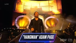 HANGMAN ADAM PAGE ENTRANCE DYNAMITE 231024 [upl. by Ykcor]