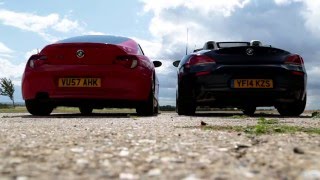 BMW Z4 StraightSix Rev Battle NA Vs Turbocharged [upl. by Nawad]