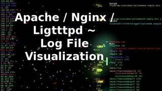 Linux  Unix Web Server Log File Visualization in Realtime With Logstalgia Open Source App [upl. by Surazal]