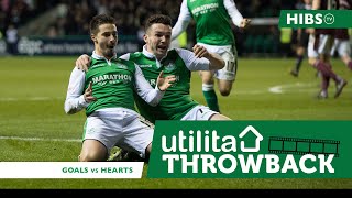 Seven Memorable Edinburgh Derby Goals  Hibernian vs Hearts  Utilita Throwback [upl. by Aleydis681]