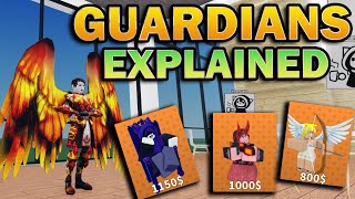 All Guardians Explained in Arena Tower Defense [upl. by Yenalem144]