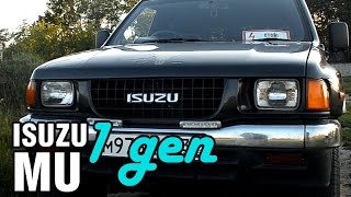 Военный японский джип  Isuzu MU 1994 4JB1 110 hp  краткий обзор [upl. by Alegnatal]