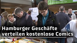 Dritter Manga Day Geschäfte in Hamburg verschenken am Samstag kostenlose Comics [upl. by Surovy]