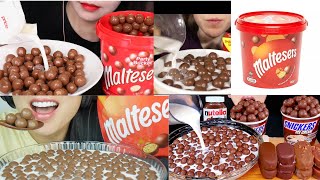 Do MUKBANGERS have an OBSESSION for MALTESERS MUKBANG MALTESE COMPILATION [upl. by Nayr]