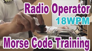 【Radio operator morse practice】This is a practice scene for the practical exam for radio operators [upl. by Survance]