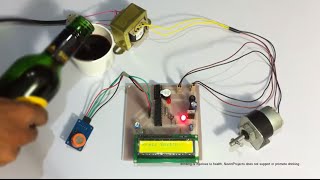 Alcohol Sensing Alert with Engine Locking Project [upl. by Richers]